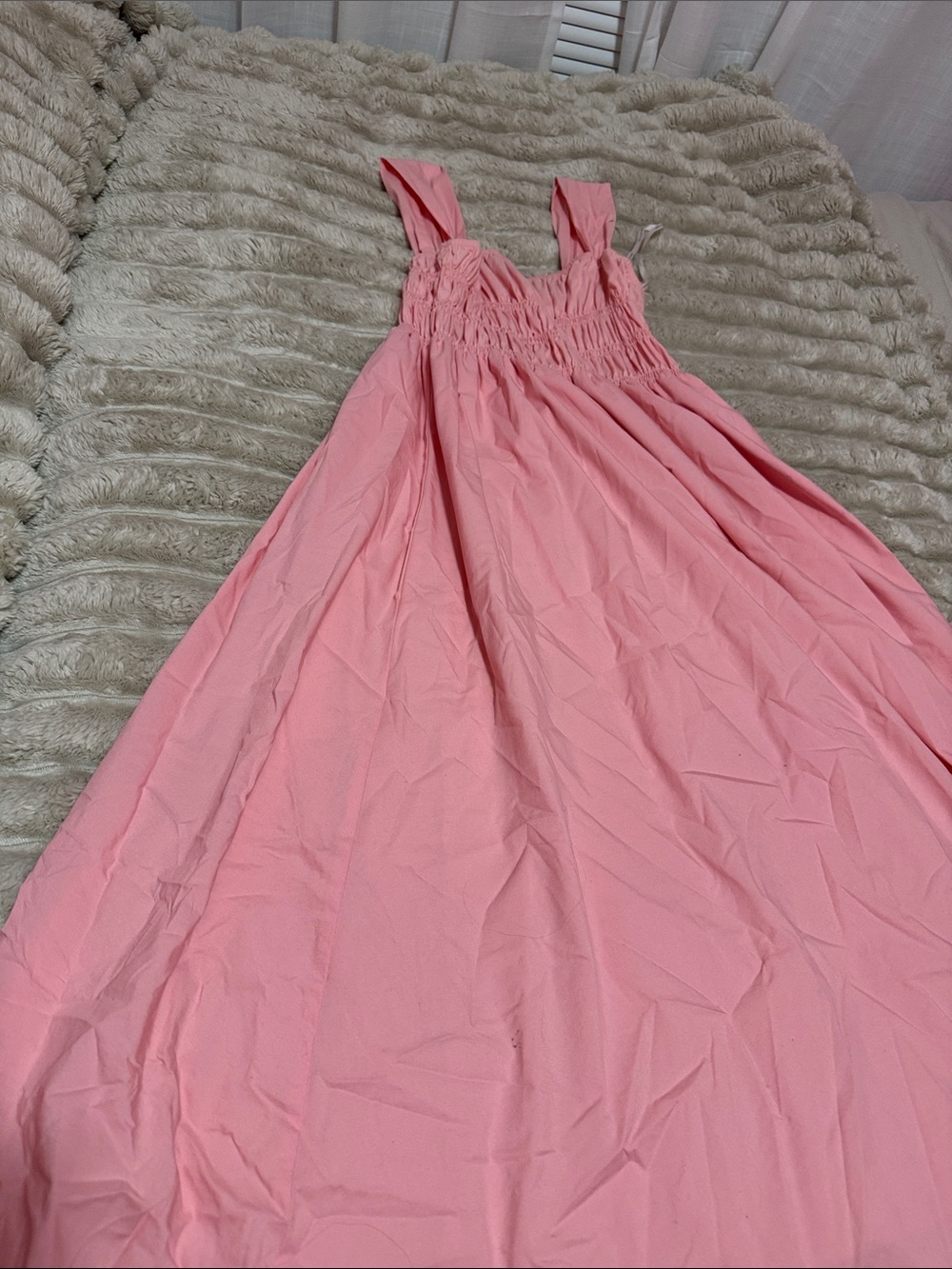 Nanette Lepore Pink Smocked Sundress